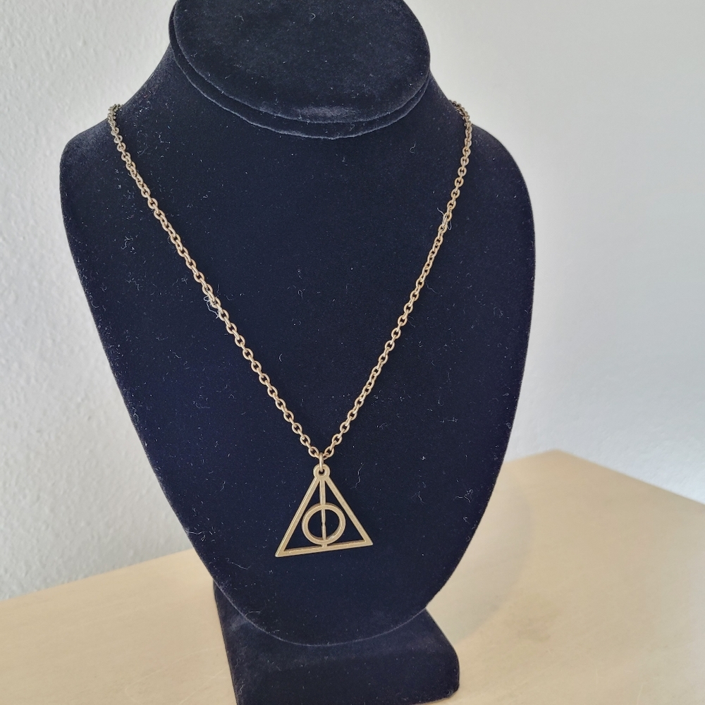 Deathly Hallows necklace from Harry Potter movie